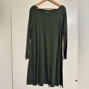Soft Surroundings Forest Long Sleeve Dress size Large
